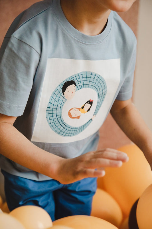 T-krekls ĢIMENE (zils)