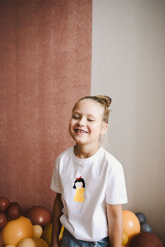 T-krekls ar MONTE zīmējumu (balts)